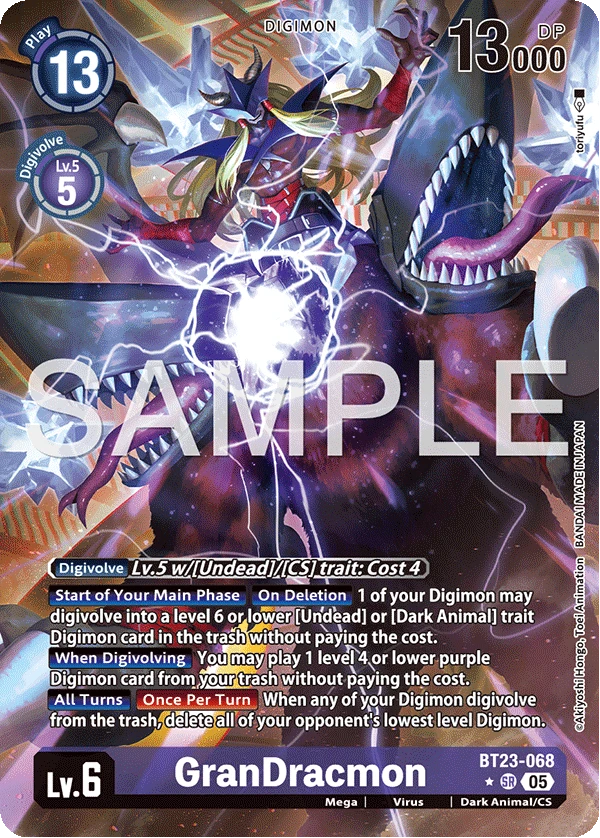 Digimon Karte [BT23-068 / alt-1] GranDracmon - Game.kiwi